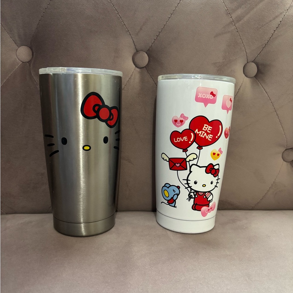 Hello kitty steel tumbler set new